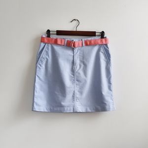 Ralph Lauren Sport Blue Oxford Skirt SZ 4 NWT